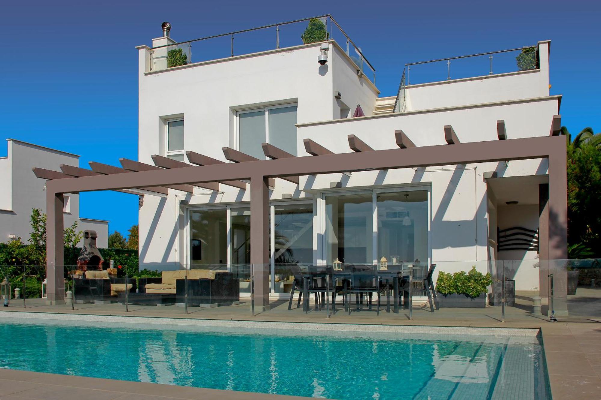 V196 Villa Brisa By Menorcarentals Villas Son Bou Kültér fotó