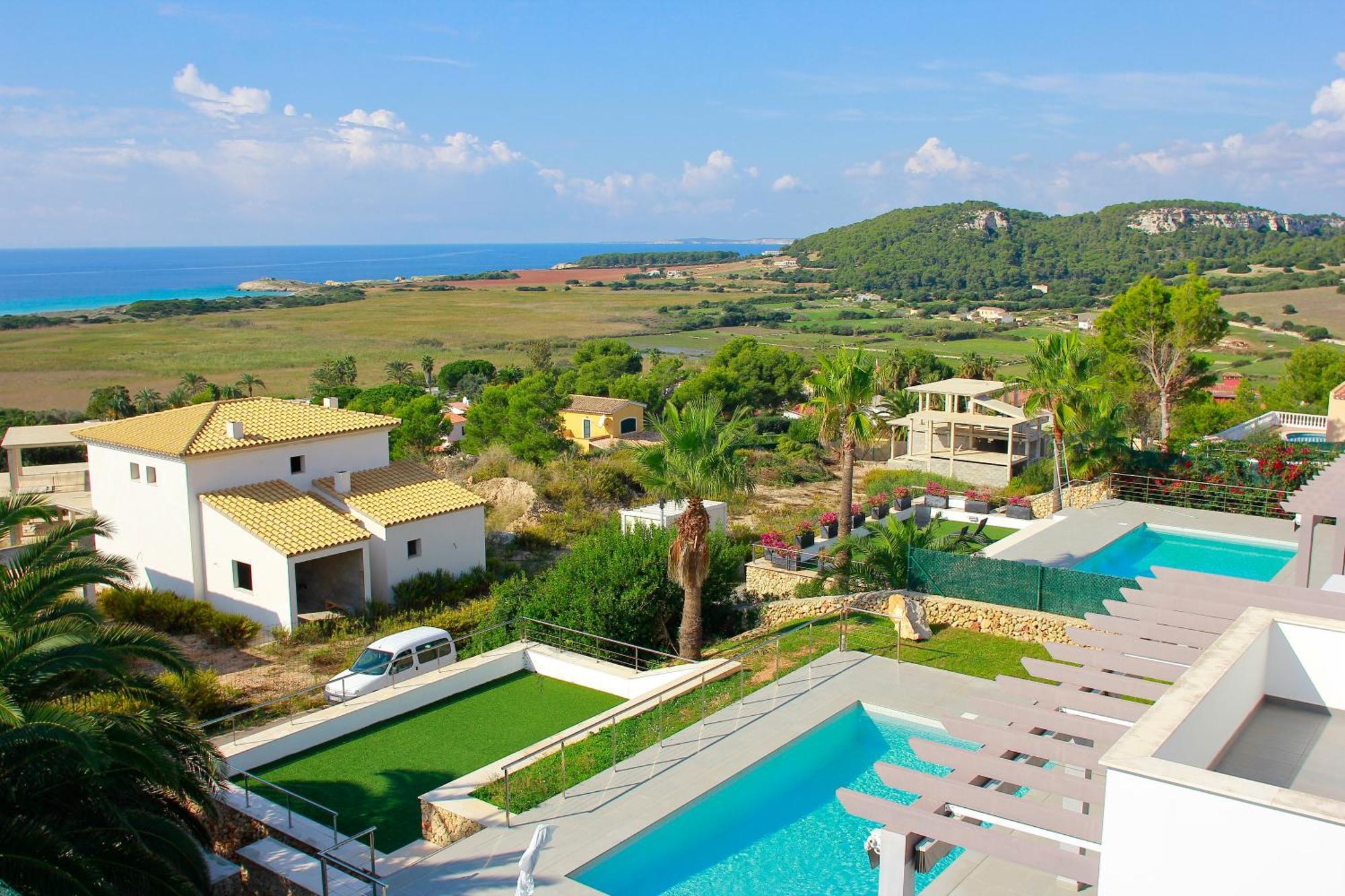 V196 Villa Brisa By Menorcarentals Villas Son Bou Kültér fotó