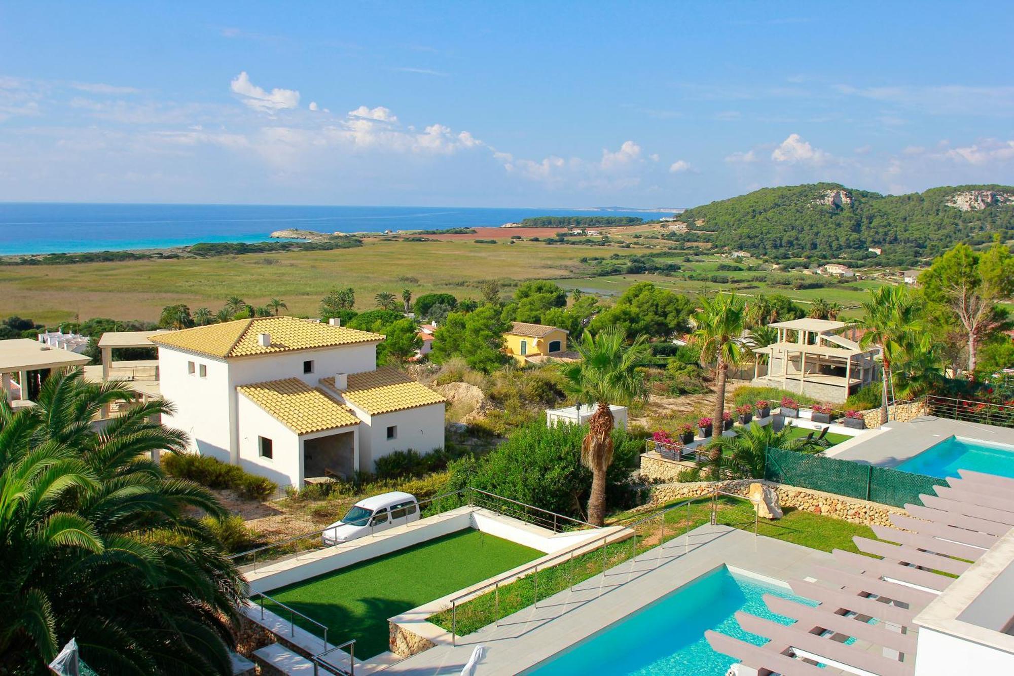 V196 Villa Brisa By Menorcarentals Villas Son Bou Kültér fotó