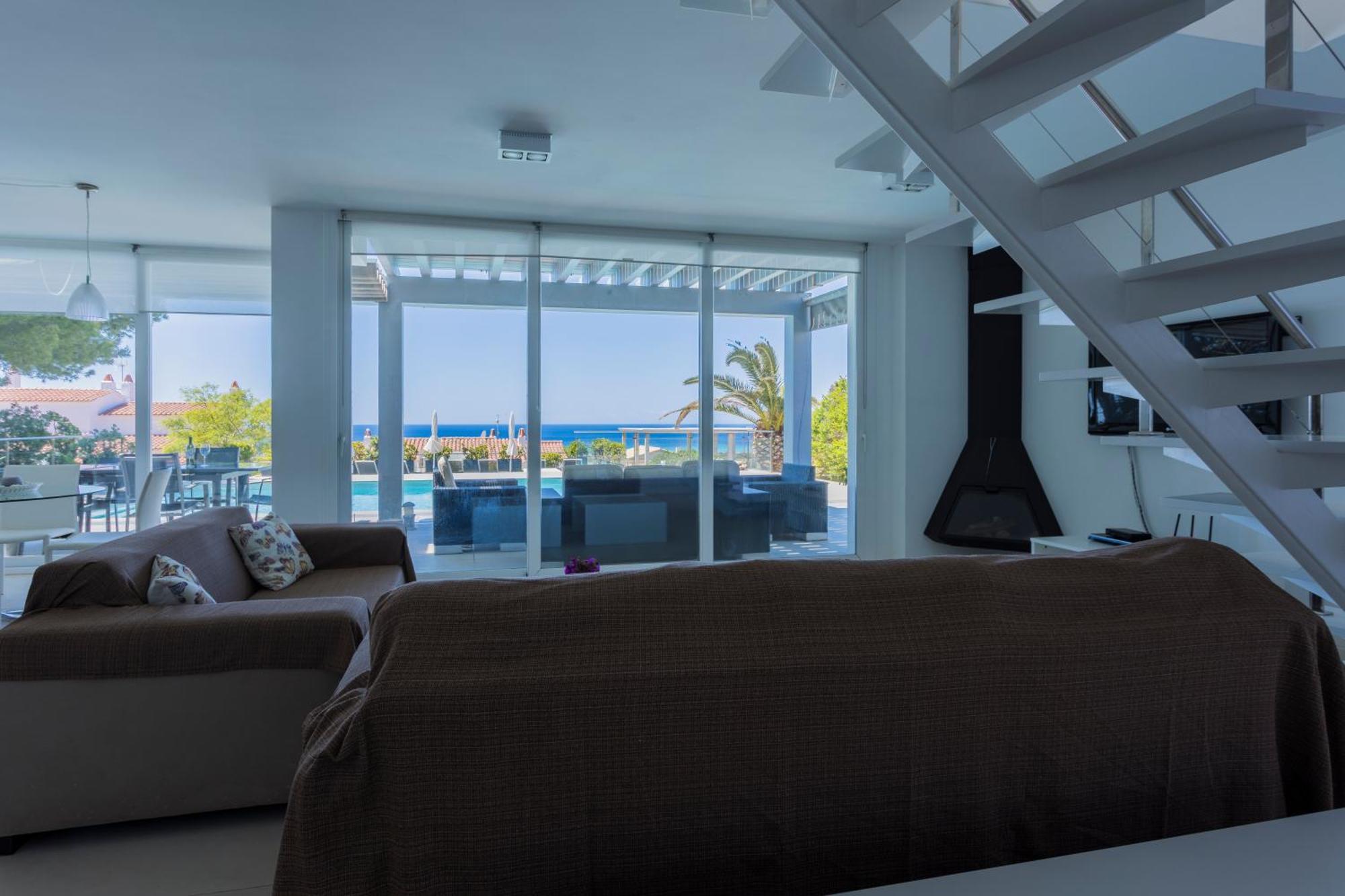 V196 Villa Brisa By Menorcarentals Villas Son Bou Kültér fotó