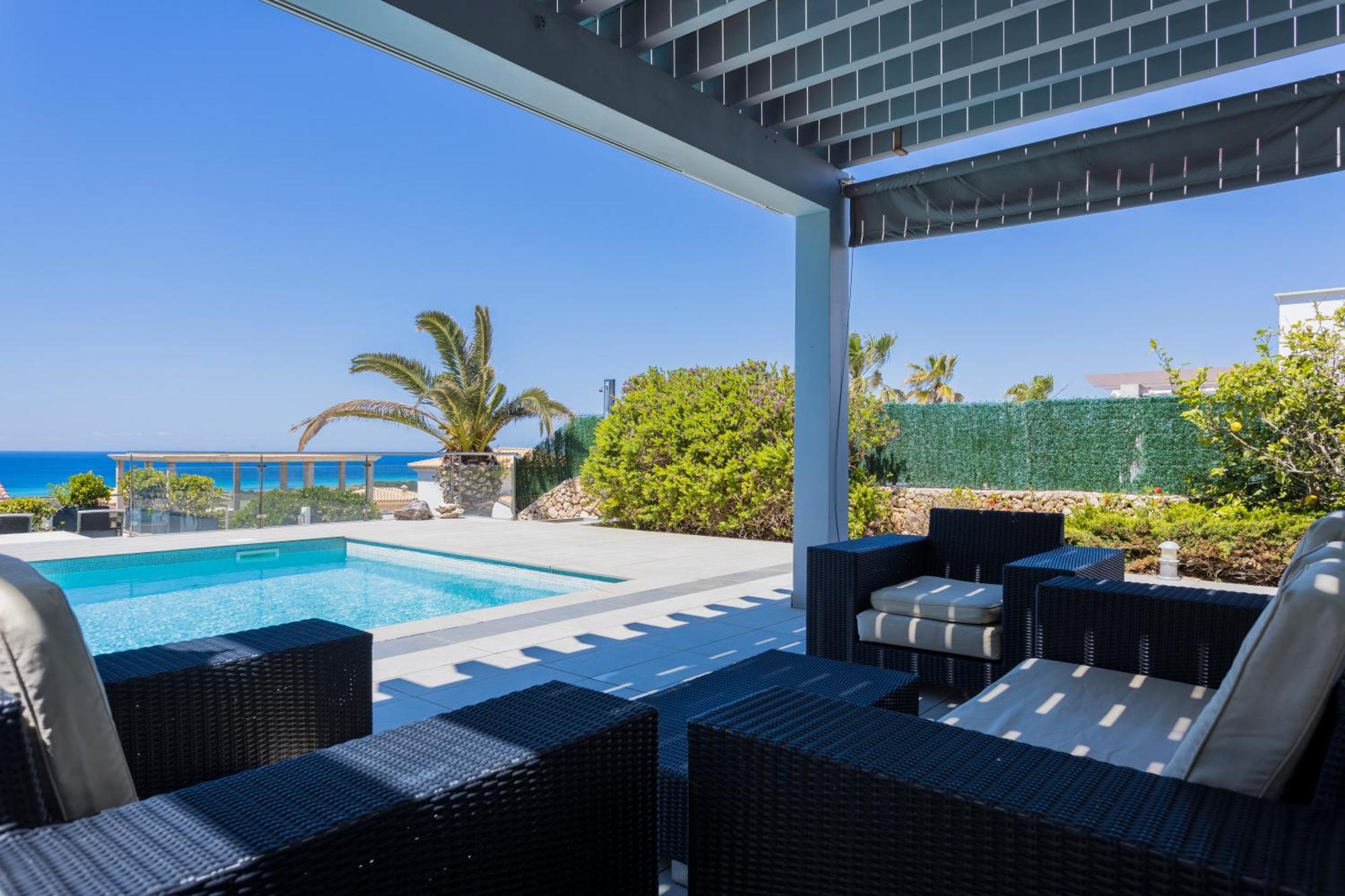 V196 Villa Brisa By Menorcarentals Villas Son Bou Kültér fotó