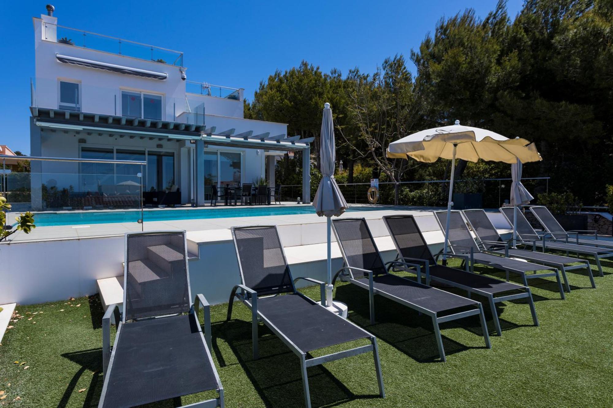 V196 Villa Brisa By Menorcarentals Villas Son Bou Kültér fotó