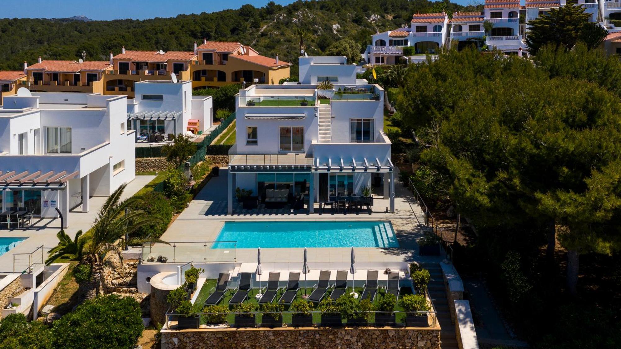 V196 Villa Brisa By Menorcarentals Villas Son Bou Kültér fotó